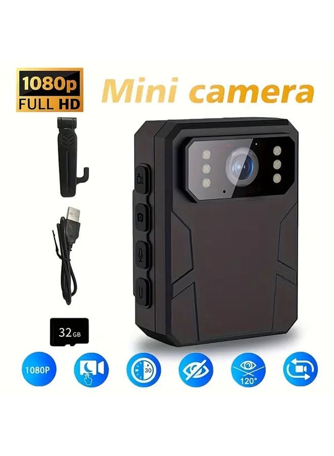 Full HD Portable DVR Camera With 32GB Card 2 Inch Screen 2500mAh Battery 1080p 30fps - Image 1